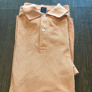 Brooks Brothers Peach Polo Shirt 100% cotton size M